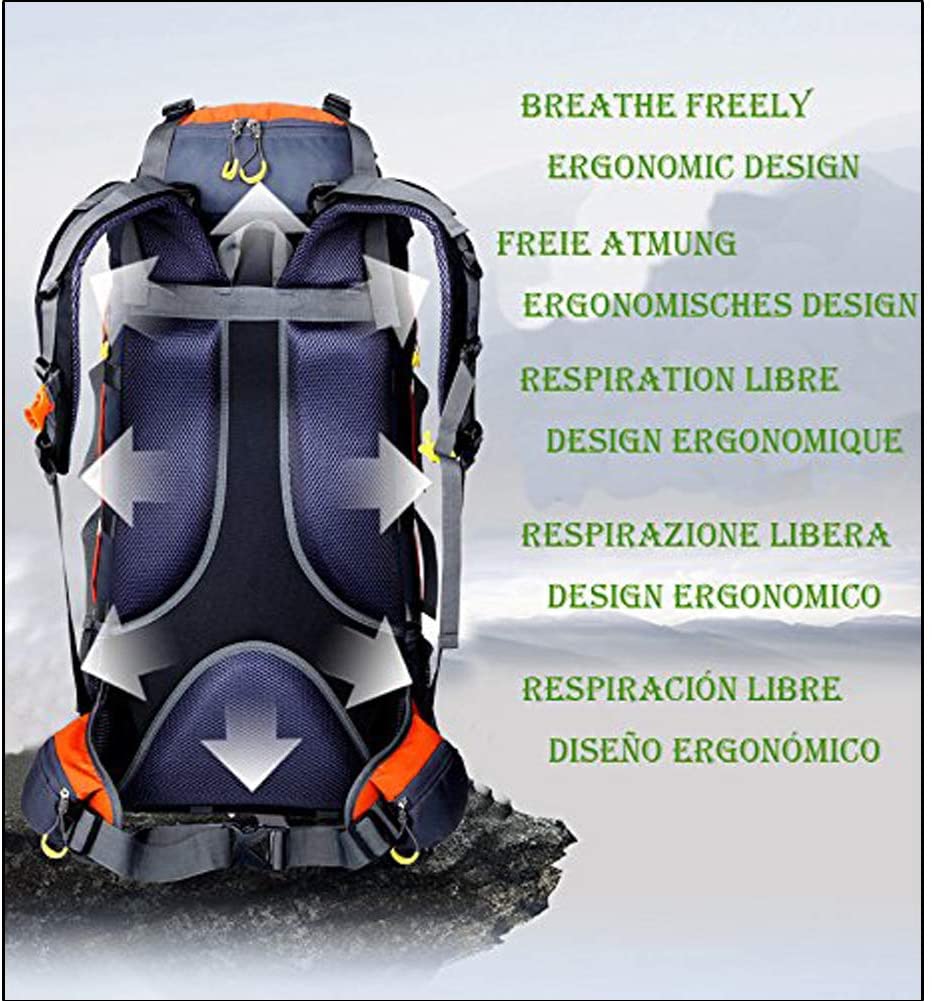 MYMM 50L 80L Zaini da Escursionismo, Ideale per Lo Sport all'aperto,  Trekking, Viaggi di Campeggio, Montagna. Borsa per Alpinismo Impermeabile,  Daypack da Arrampicata da Viaggio, Zaino – MYMM® Store IT