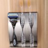 Porta spazzolini, scaffale per dentifricio,rasoio rasoio rasoio, dispenser supporto per toothbrush, scaffali in acciaio inox Accessori per la casa e il bagno - immagine 3