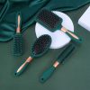 Spazzola separatrice, massaggiatore per cuoio capelluto in 4 pezzi, spazzola per spiumatura, spazzola per shampoo, adatta per capelli neri naturali ricci, bagnati, asciutti, spessi e lisci - immagine 7