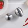 Timer da cucina, timer meccanico in acciaio inossidabile, simpatico timer per uova e mela, sveglia rumorosa, nessuna batteria richiesta, tempo di gestione dei bambini, cottura al forno e cottura, timer manuale - immagine 7