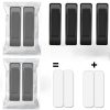 Maniglia in plastica autoadesiva, 4 maniglie a vite non forate, estraibili e sostituibili, puntale automatico, booster per armadi, vetrine, ante scorrevoli, cassetti armadio - immagine 5