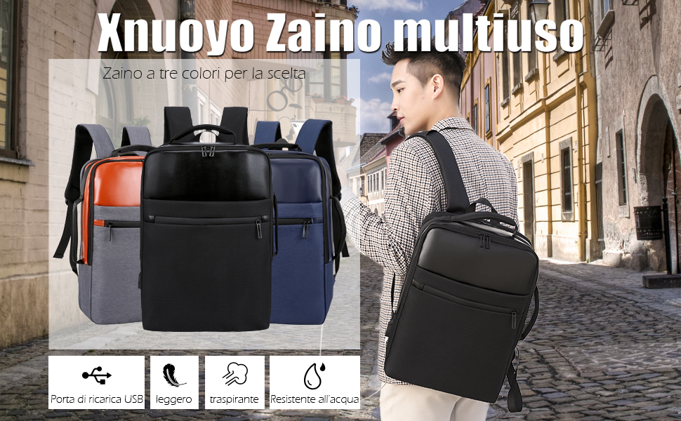 Xnuoyo Backpack Laptop 15.6in