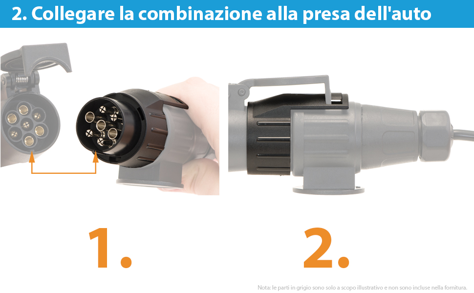 valonic adattore 13 a 7 Poli per Gancio di Traino