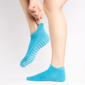 yoga socks blue