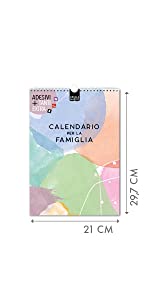 Planner da parete Calendario per famiglie 