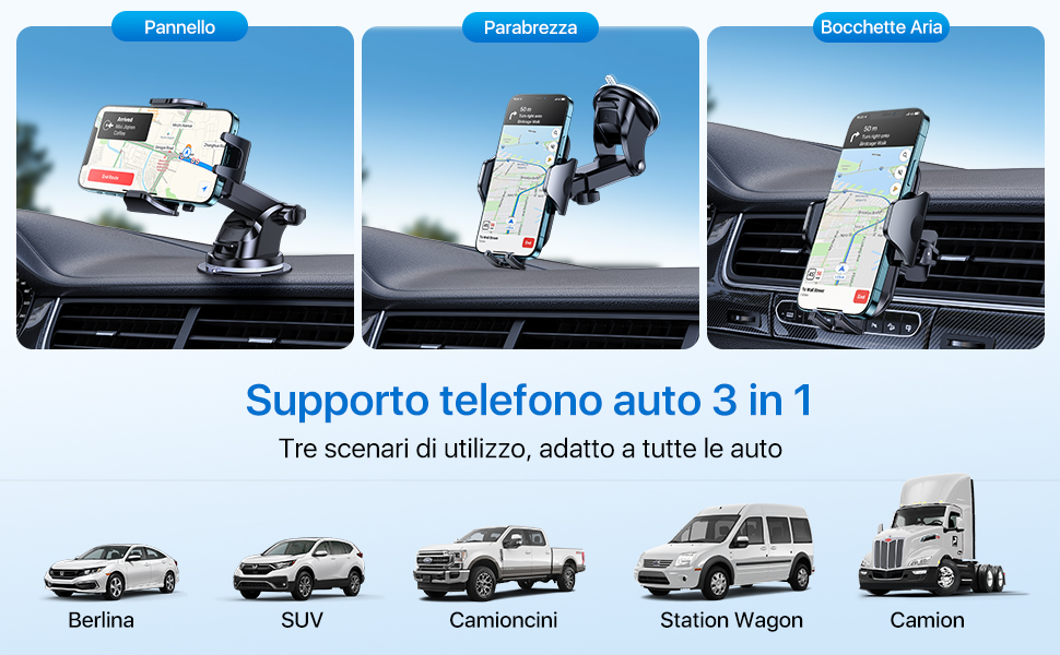 supporto telefono auto