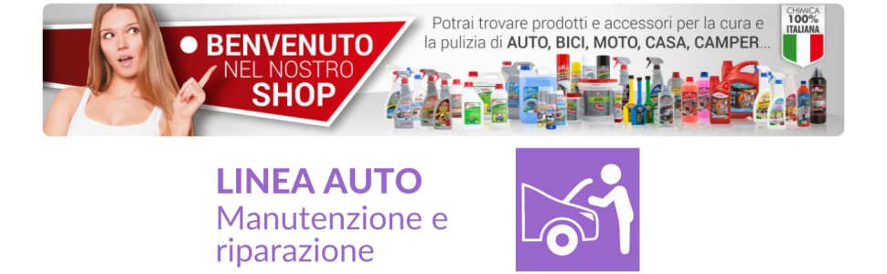 Banner manutenzione e riparazione linea auto