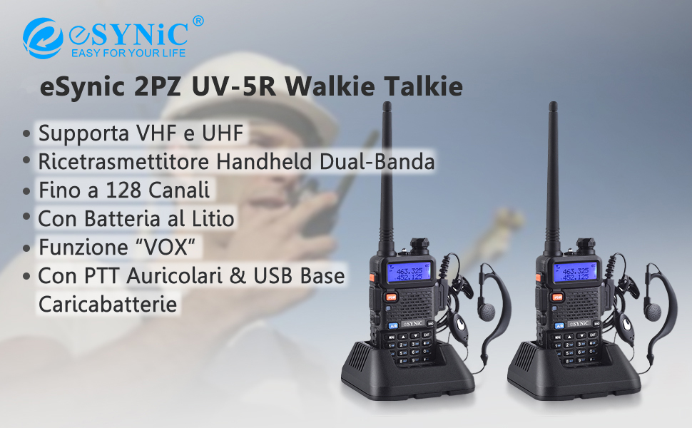 walkie talkie UV 5R