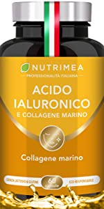 acido ialuronico collagene marino integratore alimentare viso ringiovanito pelle luminosa curata