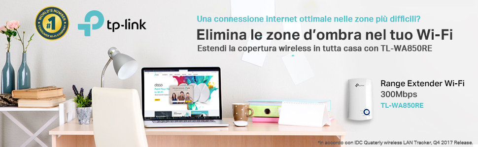 TP-link, range extender, wi-fi, connessione internet, wireless, estensione segnale