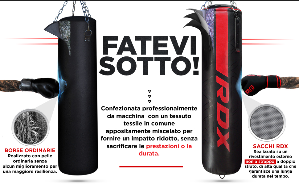 Sacco da Boxe 4ft 5ft e Guantoni Set