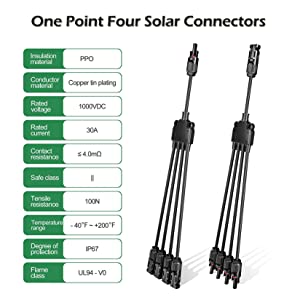 Y Branch Connectors 