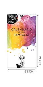 Planner da parete Calendario per famiglie 