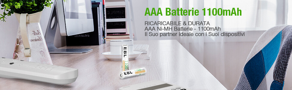 AAA Batterie Ricaricabili