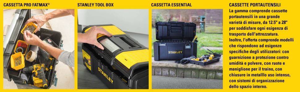 Cassetta, Stanley, pro, fatmax, tool box, portautensili