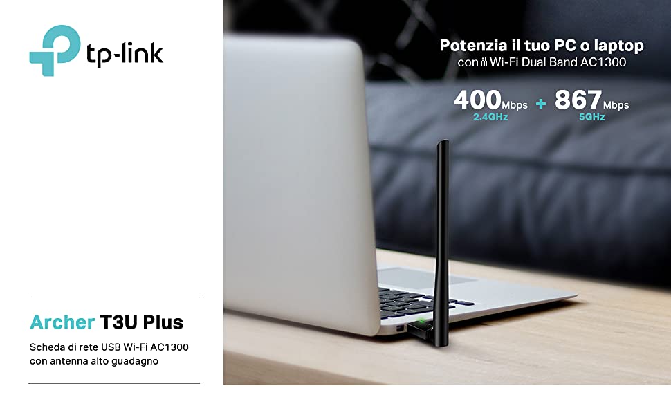 T3U plus, tp-link, wi-fi, scheda di rete 