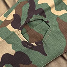  Lunghe da Combattimento Tattica Militare da Uomo con T-Shirt Camo Slim Fit con Cerniera e Tasche