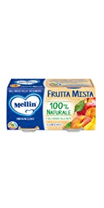 omogeneizzato frutta mista, frutta, mellin