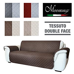 Foto Copridivano Con Due Eleganti Colori Doubleface Reversibile Per Rinnovare Aspetto Divano