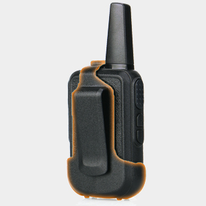 walkie talkie con clip posterioreportatile