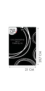 Planner da parete Calendario per famiglie 