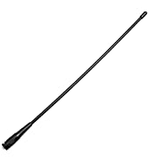 Retevis RHD771 Antenna, Ricetrasmittenti Elite Frusta, 38CM, SMA-F, Doppia Banda 144/430 MHz Comp...