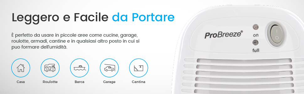 leggero facile da portare per cantine roulotte garage e caravan 