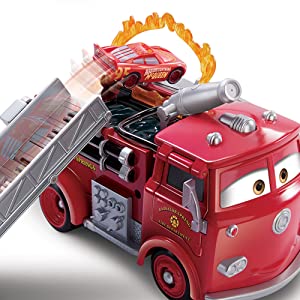 Disney Cars- Acrobazie Cambia Colore con Veicolo Saetta McQueen Cambia-Colore, GPH80