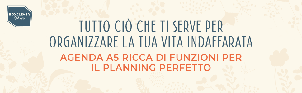 Agenda 16 mesi ricca di funzioni con tutto ci?? che ti serve per organizzare tutti gli impegni