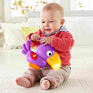 Fisher- Price Palestrina del Tucano con 3 Modi per Giocare, Musica, Luci e Suoni, Tappetino Lavabile