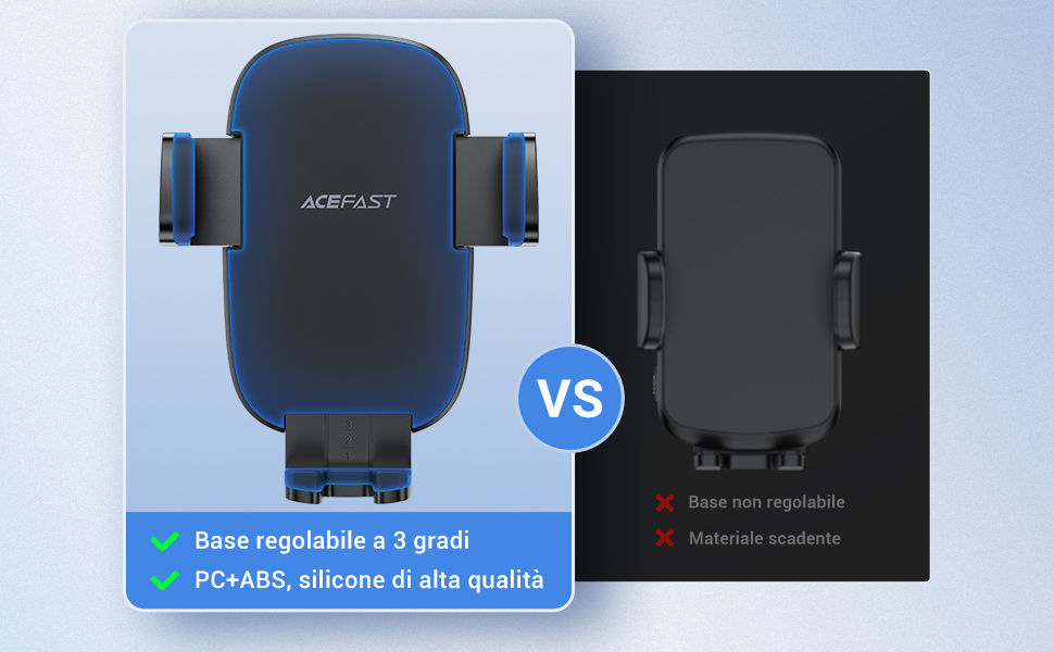 Porta Supporto Cellulare Telefono Smartphone da Auto per iPhone Samsung Huawei Motorola