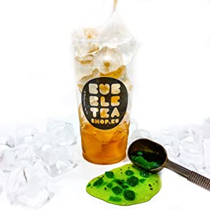 come preparare bubble tea te alle bolle frutta fruit fresco syrup popping boba congelato 