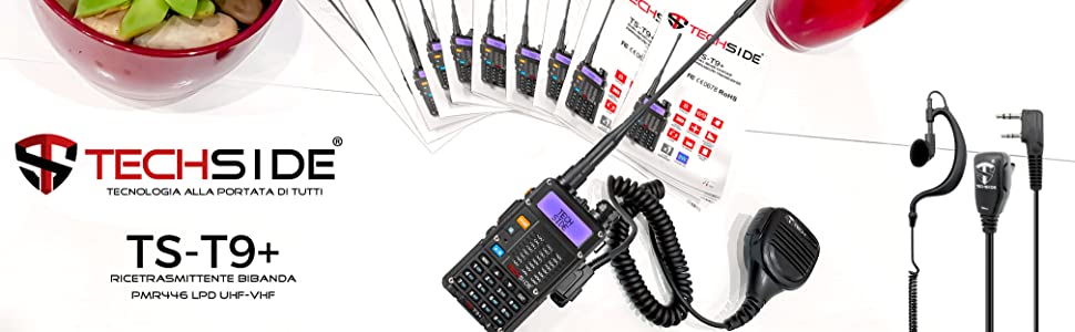 manuale italiano RADIO RICETRASMITTENTE TI-F8+ TS-T9+ PREMIUM