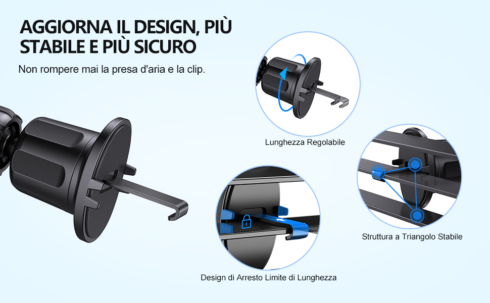 supporto cellulare auto wireless