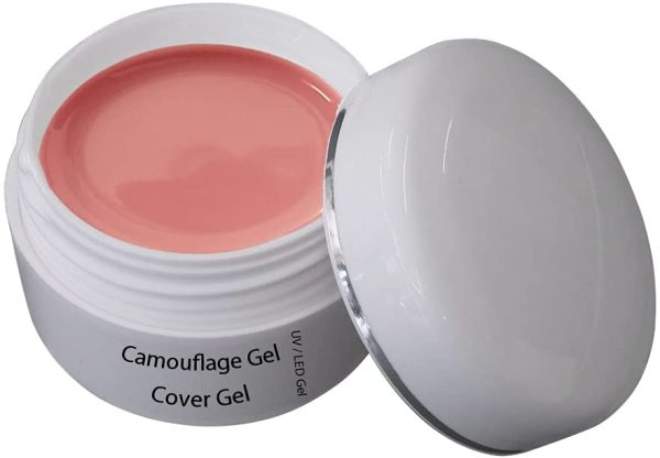 Gel UV Cover 30 ml - unghie mimetico rosa - ricostruzione polimerizzante LED NUDE per nail design art - gel costruttore