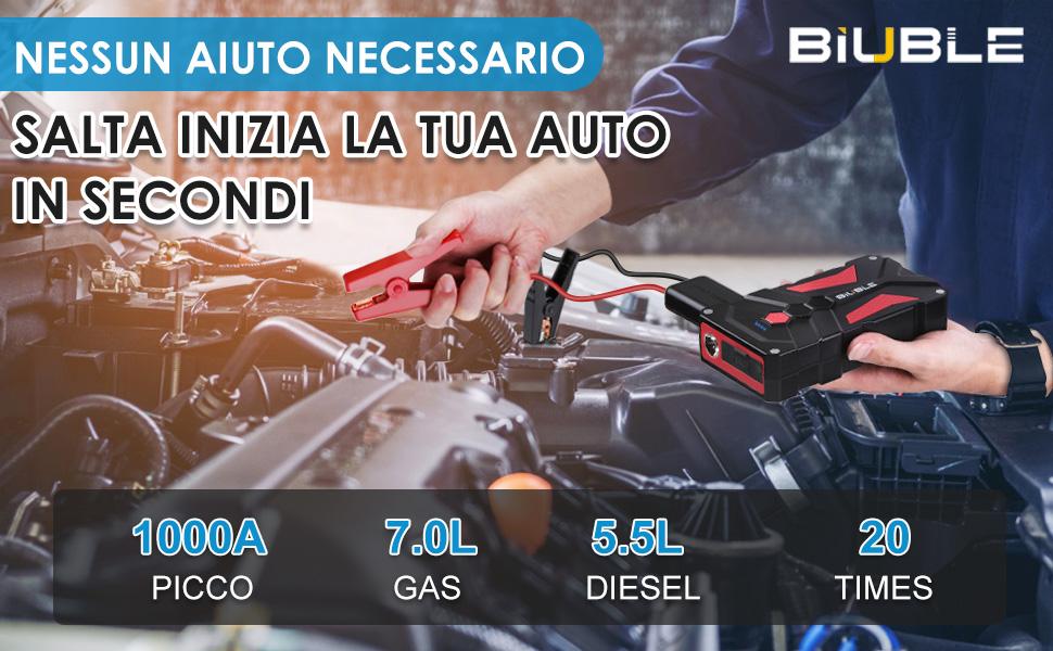 avviatore batteria auto