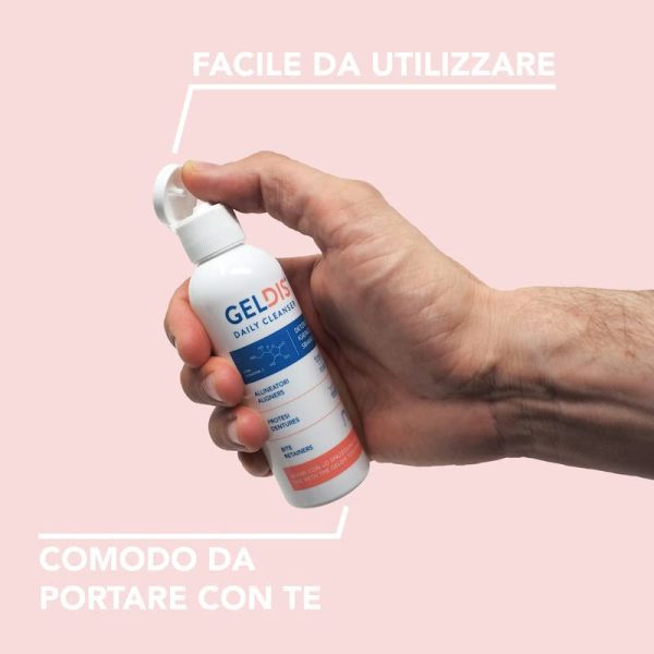 Geldis? Gel Detergente per Igiene e Pulizia di Mascherine Trasparenti, Allineatori, Apparecchi, Bite e Protesi Mobili, 100 ml - immagine 3