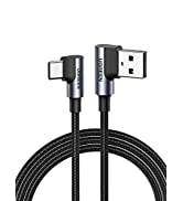 UGREEN Cavo USB C 90 Gradi Cavo Type C Ricarica Rapida 3A Tipo C in Nylon Compatibile con Galaxy ...