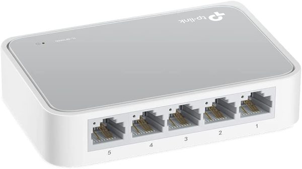 TL-SF1005D Switch Desktop, 5 Porte RJ45 10/100 Mbps, Plug & Play - immagine 2