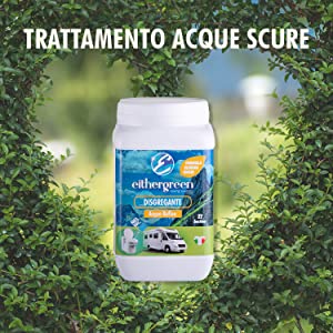 Eithergreen Trattamento Acque Reflue disgregante Compact per wc portatili e da campeggio