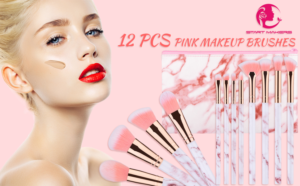 12 PCS Pennelli Make Up