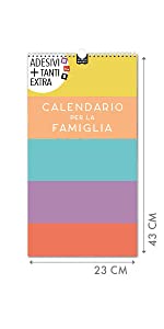 Planner da parete Calendario per famiglie 