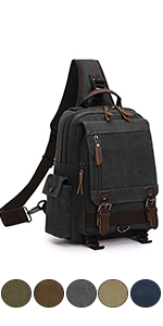 canvas travel daypack 