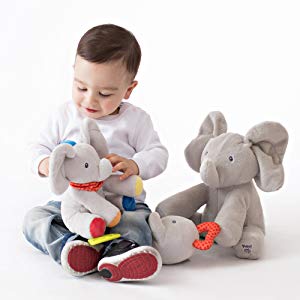 Flappy, elefante, peluche, peluche interattivo, elefante peluche, gund, elefante interattivo, bubu