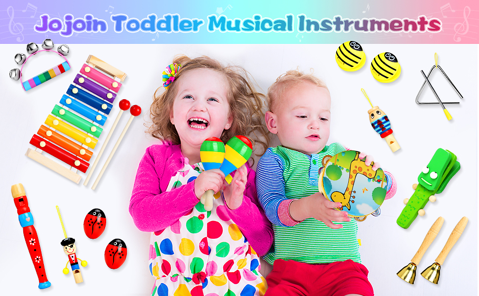 Jojoin - Set di strumenti musicali per bambini