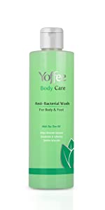 Bodycare Body Wash Gel doccia con Tea Tree Oil combatte gli odori sgradevoli del corpo e dei piedi