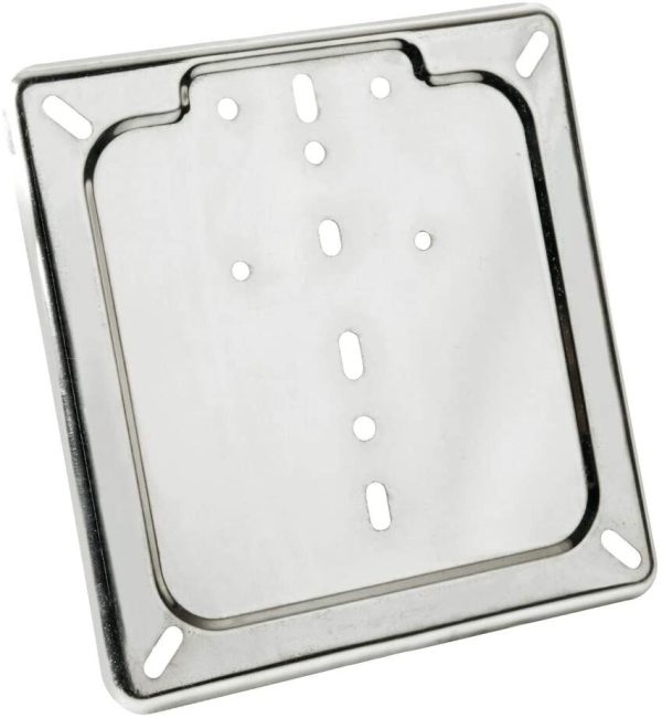 LAMPA 90147 Porta Targa in Acciaio Inox - Cromo