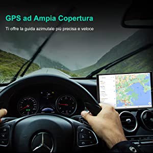 Il GPS ad ampia copertura ti offre la guida azimutale pi?? precisa e veloce