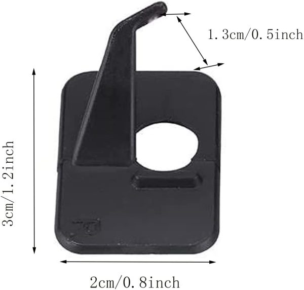 Benaton 4 Pezzi Supporto per Arco Ricurvo con Plastica, Supporto Freccia in Plastica, Arco per Mano Destra Freccia di Caccia, per Archi Compound - immagine 2