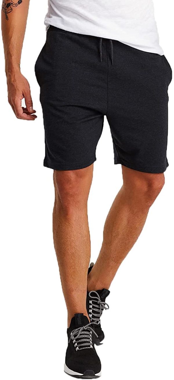 Bj?rn Swensen Pantaloncini da uomo, in cotone, estivi, sportivi, da jogging, da uomo, per il tempo libero, da allenamento, da corsa, da ragazzo, slim fit - immagine 4